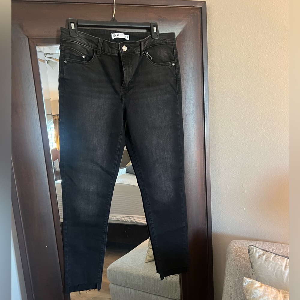 Black Zara jeans size 10